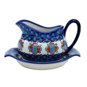Sauce boat with a tray (A37 D82)