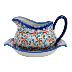 Sauce boat with a tray (A37 D54)