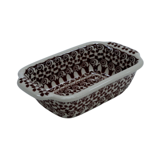 Forma ceramiczna z uszami do pieczenia chleba I (A180 D50)