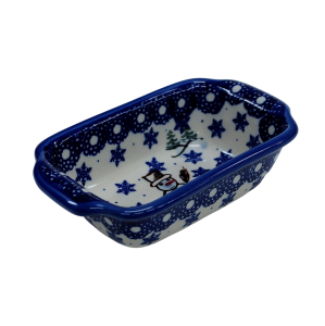 Forma ceramiczna z uszami do pieczenia chleba I (A180 D33)  