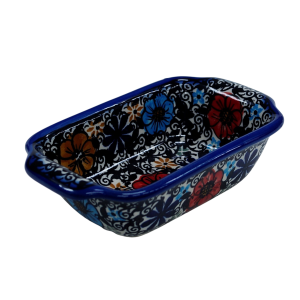 Forma ceramiczna z uszami do pieczenia chleba I (A180 D66)