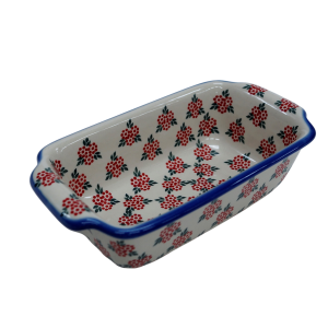 Forma ceramiczna z uszami do pieczenia chleba II (A181 D57)