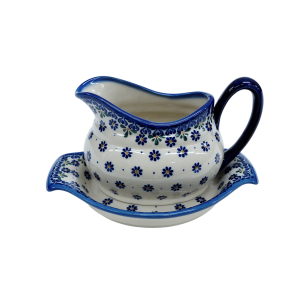 Sauce boat with a tray (A37 D53)