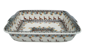 Ovenproof dish with handles (A121 D79)  