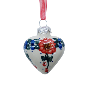 Heart Christmas ball (A457 D10)        
