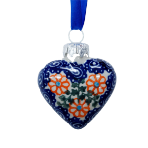 Heart Christmas ball (A457 D35)