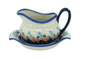 Sauce boat with a tray (A37 D23)