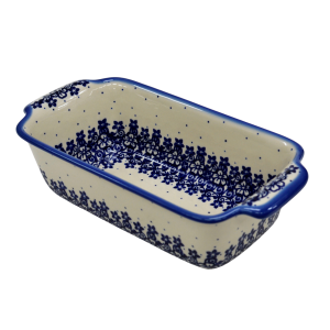 Forma ceramiczna z uszami do pieczenia chleba III (A182 D27)