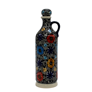 Butelka ceramiczna z korkiem duża 0,8l (A67 D66)