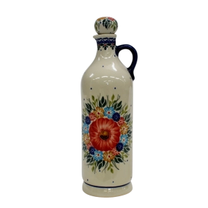 Butelka ceramiczna z korkiem duża 0,8l (A67 D60)