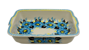 Ovenproof dish with handles (A121 DU1) 