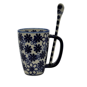 Cappuccino mug with a spoon (A20 D39)