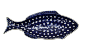 Półmisek bolesławiecki do zapiekania Ryby mały (A498 D22)