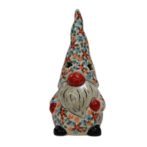Figurka ceramiczna Krasnal Gnom Skrzat duży (A509 D54)  