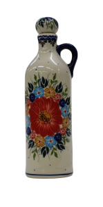 Butelka ceramiczna z korkiem mała 0,6l (A64 D60)   
