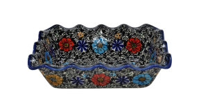 Bread loaf pan baker rectangular WAVE (A183 D66) 
