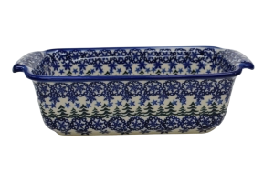 Forma ceramiczna z uszami do pieczenia chleba III (A182 D85)