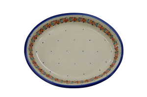 Deep oval platter (A187 D52) 