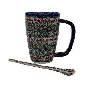 Cappuccino mug with a spoon (A20 D48)  