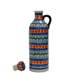 Butelka ceramiczna z korkiem mała 0,6l (A64 D69) 