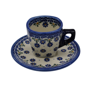 Filiżanka kwadratowa ze spodkiem do Espresso (A517 D53) 