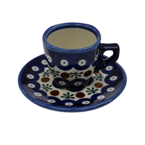 Filiżanka kwadratowa ze spodkiem do Espresso (A517 D24)  