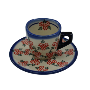 Filiżanka kwadratowa ze spodkiem do Espresso (A517 D57)    