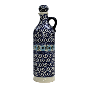 Butelka ceramiczna z korkiem duża 0,8l (A67 D38) 