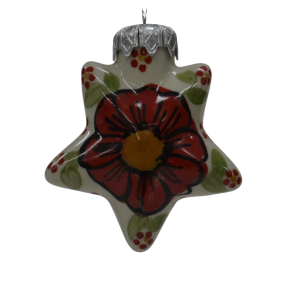 Bombka bolesławiecka GWIAZDKA (A489 D101)  