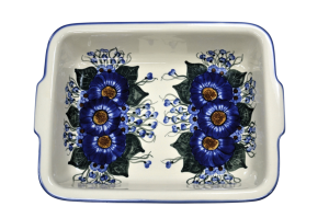 Ovenproof dish with handles (A121 D36) 