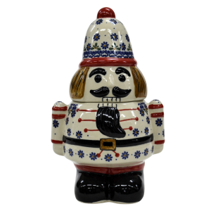Nutcracker Soldier container with lid (A520 D53)                 