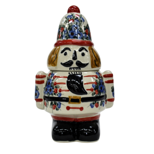 Nutcracker Soldier container with lid (A520 D12)                     