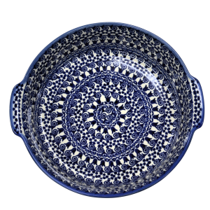 Półmisek ceramiczny okrągły z uszami (A525 D25)  