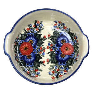 Półmisek ceramiczny okrągły z uszami (A525 D12)    