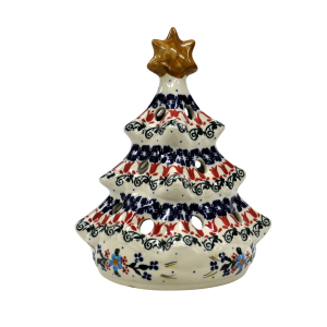 Ceramic Christmas tree lantern (A526 D59) 