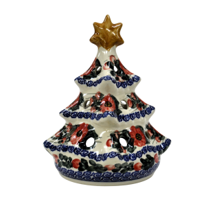 Ceramic Christmas tree lantern (A526 D15)  