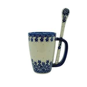 Cappuccino mug with a spoon (A20 D27)