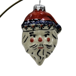 Ceramic Christmas ornament SANTA (A317 D60)           