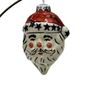 Ceramic Christmas ornament SANTA (A317 D45)            