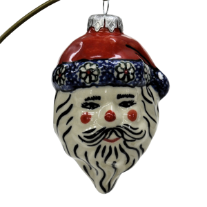 Ceramic Christmas ornament SANTA (A317 D65)           