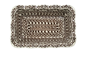 Bread loaf pan baker rectangular WAVE (A183 D50)    