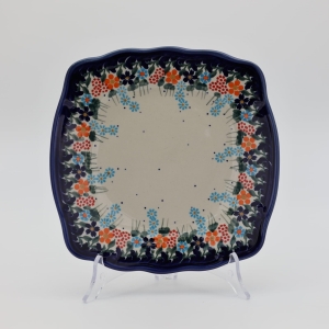  Square dessert plate (A131 D23) 