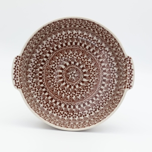 Półmisek ceramiczny okrągły z uszami (A525 D50)
