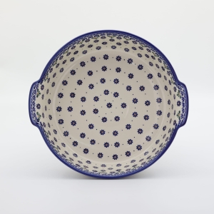 Półmisek ceramiczny okrągły z uszami (A525 D53)