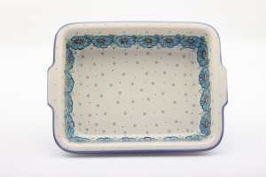 Ovenproof dish with handles (A121 D102) 