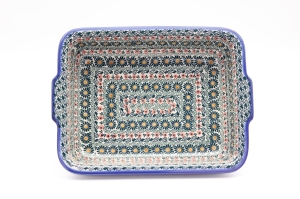Ovenproof dish with handles (A121 D48)     