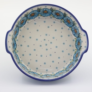 Półmisek ceramiczny okrągły z uszami (A525 D102)      