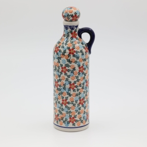 Butelka ceramiczna z korkiem mała 0,6l (A64 D54)   