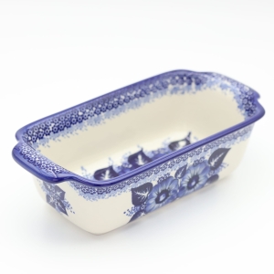 Forma ceramiczna z uszami do pieczenia chleba III (A182 D108)