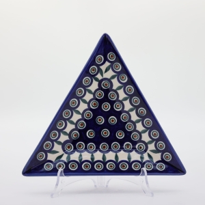 Triangular ceramic platter (A552 D43)  